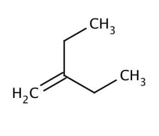 2-Ethyl-1-butene (CAS 760-21-4) - chemical structure image