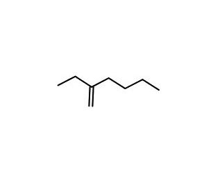 2-Ethyl-1-hexene (CAS 1632-16-2) - chemical structure image