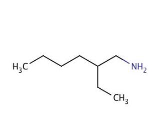2-Ethyl-1-hexylamine (CAS 104-75-6) - chemical structure image