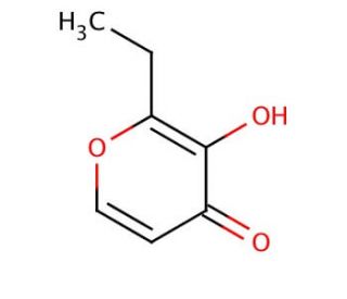 2-Ethyl-3-hydroxy-4H-pyran-4-one (CAS 4940-11-8) - chemical structure image