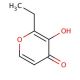 2-Ethyl-3-hydroxy-4H-pyran-4-one (CAS 4940-11-8) - chemical structure image