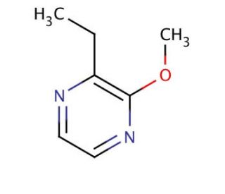 2-Ethyl-3-methoxypyrazine (CAS 25680-58-4) - chemical structure image