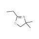 2-Ethyl-4,4-dimethyl-2-oxazoline (CAS 5146-88-3) - chemical structure image