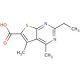 2-ethyl-4,5-dimethylthieno[2,3-d]pyrimidine-6-carboxylic acid - chemical structure image