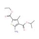 2-Ethyl 4-isopropyl 5-amino-3-methylthiophene-2,4-dicarboxylate - chemical structure image