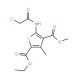 2-Ethyl 4-methyl 5-[(chloroacetyl)amino]-3-methylthiophene-2,4-dicarboxylate - chemical structure image