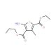 2-Ethyl 4-propyl 5-amino-3-methylthiophene-2,4-dicarboxylate - chemical structure image