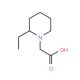 (2-Ethyl-piperidin-1-yl)-acetic acid (CAS 878431-25-5) - chemical structure image