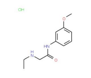 2-(ethylamino)-N-(3-methoxyphenyl)acetamide hydrochloride - chemical structure image