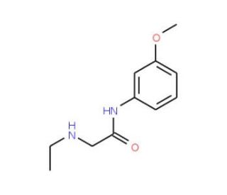 2-(ethylamino)-N-(3-methoxyphenyl)acetamide - chemical structure image