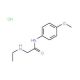 2-(ethylamino)-N-(4-methoxyphenyl)acetamide hydrochloride - chemical structure image