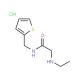 2-(ethylamino)-N-(thien-2-ylmethyl)acetamide hydrochloride - chemical structure image