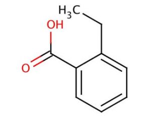 2-Ethylbenzoic acid (CAS 612-19-1) - chemical structure image