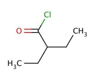 2-Ethylbutyryl chloride (CAS 2736-40-5) - chemical structure image