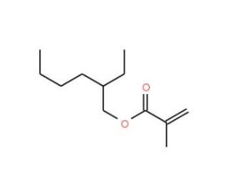 2-Ethylhexyl methacrylate (CAS 688-84-6) - chemical structure image