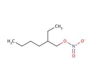 2-Ethylhexyl nitrate (CAS 27247-96-7) - chemical structure image