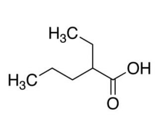 2-Ethylpentanoic Acid (CAS 20225-24-5) - chemical structure image