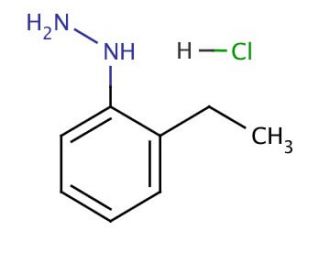 2-Ethylphenylhydrazine hydrochloride (CAS 19398-06-2) - chemical structure image