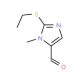 2-(Ethylsulfanyl)-1-methyl-1H-imidazole-5-carbaldehyde - chemical structure image