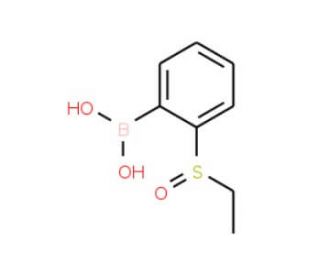 2-Ethylsulfinylphenylboronic acid (CAS 1072952-11-4) - chemical structure image