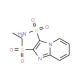 2-ethylsulfonylimidazo[1,2-a]pyridine-3-sulfonamide (CAS 141776-47-8) - chemical structure image