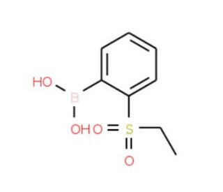 2-Ethylsulfonylphenylboronic acid (CAS 1042443-60-6) - chemical structure image