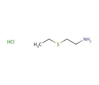2-(Ethylthio)ethylamine hydrochloride (CAS 54303-30-9) - chemical structure image