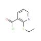 2-(Ethylthio)pyridine-3-carbonyl chloride (CAS 123116-01-8) - chemical structure image