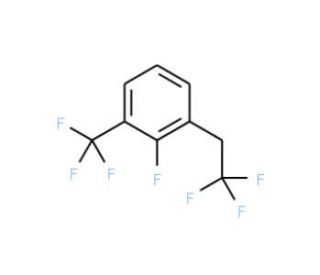 2-Fluoro-1-(2,2,2-trifluoroethyl)-3-(trifluoromethyl)benzene - chemical structure image