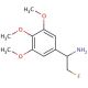 2-fluoro-1-(3,4,5-trimethoxyphenyl)ethanamine - chemical structure image