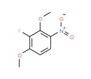 2-Fluoro-1,3-dimethoxy-4-nitrobenzene (CAS 155020-44-3) - chemical structure image