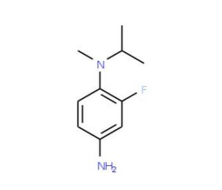 2-fluoro-1-N-methyl-1-N-(propan-2-yl)benzene-1,4-diamine - chemical structure image