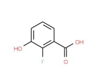 2-Fluoro-3-hydroxybenzoic acid (CAS 91658-92-3) - chemical structure image