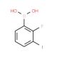 2-Fluoro-3-iodophenylboronic acid (CAS 1016231-39-2) - chemical structure image