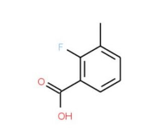 2-Fluoro-3-methylbenzoic acid (CAS 315-31-1) - chemical structure image