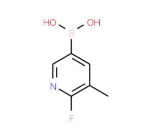 2-Fluoro-3-methylpyridine-5-boronic acid (CAS 904326-92-7) - chemical structure image