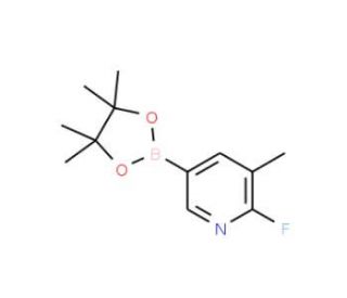 2-Fluoro-3-methylpyridine-5-boronic acid, pinacol ester (CAS 1150561-71-9) - chemical structure image