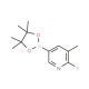 2-Fluoro-3-methylpyridine-5-boronic acid, pinacol ester (CAS 1150561-71-9) - chemical structure image