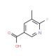 2-Fluoro-3-methylpyridine-5-carboxylic acid (CAS 885267-35-6) - chemical structure image