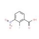 2-Fluoro-3-nitrobenzoic acid (CAS 317-46-4) - chemical structure image