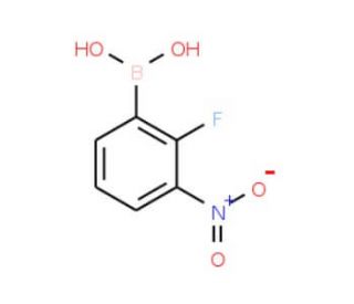 2-fluoro-3-nitrophenylboronic acid (CAS 1150114-29-6) - chemical structure image