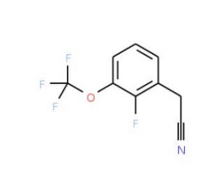 2-Fluoro-3-(trifluoromethoxy)phenylacetonitrile (CAS 1159512-60-3) - chemical structure image