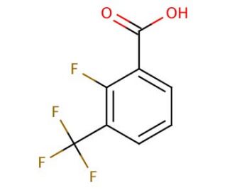 2-Fluoro-3-(trifluoromethyl)benzoic acid (CAS 115029-22-6) - chemical structure image
