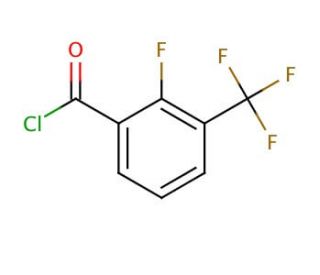 2-Fluoro-3-(trifluoromethyl)benzoyl chloride (CAS 208173-19-7) - chemical structure image
