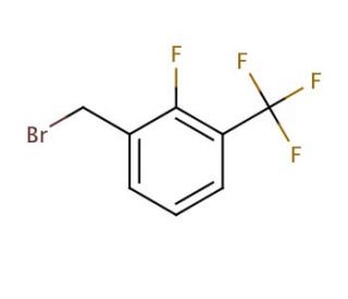 2-Fluoro-3-(trifluoromethyl)benzyl bromide (CAS 184970-25-0) - chemical structure image