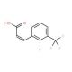 2-Fluoro-3-(trifluoromethyl)cinnamic acid (CAS 237069-83-9) - chemical structure image