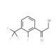 2-Fluoro-3-(trifluoromethyl)phenacyl bromide (CAS 537050-11-6) - chemical structure image