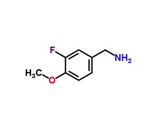 2-Fluoro-4-(aminomethyl)anisole (CAS 123652-95-9) - chemical structure image