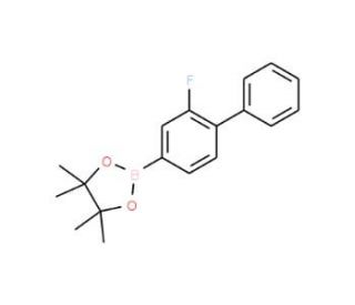 2-Fluoro-4-biphenylboronic acid, pinacol ester (CAS 269410-15-3) - chemical structure image