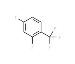 2-Fluoro-4-iodobenzotrifluoride (CAS 239135-53-6) - chemical structure image
